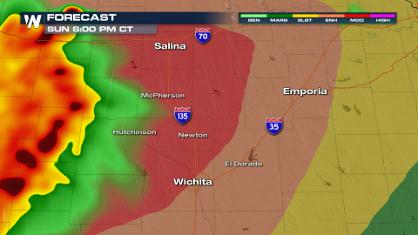 UPGRADED: Plains Face a Moderate Risk of Severe Storms Today